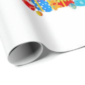 Funny German Shepherd KerstTree Lights Gift Cadeaupapier (Rol Hoek)