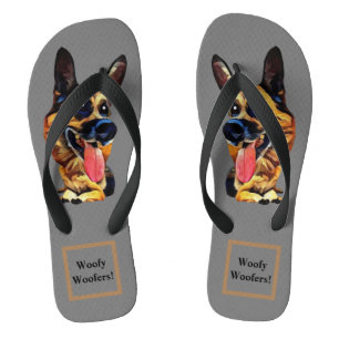 Funny German Shepherd Sandals Teenslippers