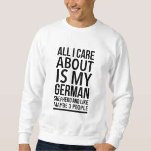 Funny German shepherd Trui