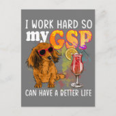 Funny German Shorthaired Pointer Gifts GSP Lover Briefkaart (Voorkant)