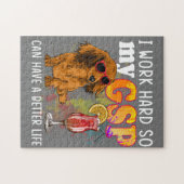 Funny German Shorthaired Pointer Gifts GSP Lover Legpuzzel (Horizontaal)