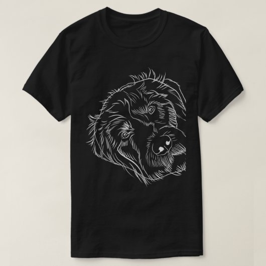 Funny German Wirehaire Pointer T-shirt (Design voorkant)