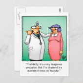 Funny Get Good Briefkaart (Voorkant / Achterkant)