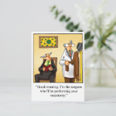 Funny Get Good Briefkaart (Staand voorkant)