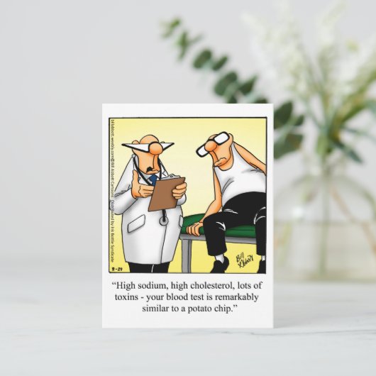 Funny Get Good Briefkaart (Staand voorkant)