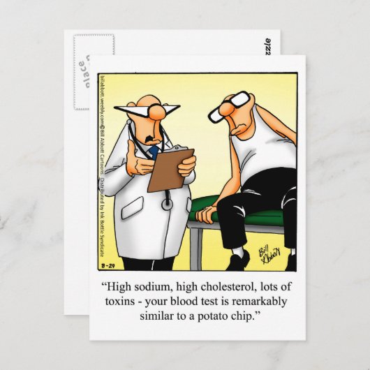 Funny Get Good Briefkaart (Voorkant / Achterkant)