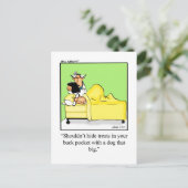 Funny Get Good Briefkaart (Staand voorkant)