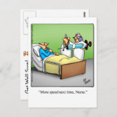 Funny Get Good Briefkaart (Voorkant / Achterkant)