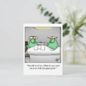 Funny Get Good Briefkaart (Staand voorkant)