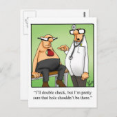 Funny Get Good Briefkaart (Voorkant / Achterkant)