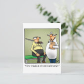 Funny Get Good Briefkaart (Staand voorkant)