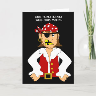 Funny Get Good For Boy Child Kind Cartoon Pirate Kaart