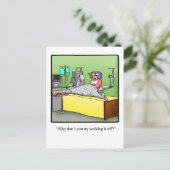 Funny Get Good Humor Briefkaart (Staand voorkant)