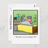 Funny Get Good Humor Briefkaart (Voorkant / Achterkant)