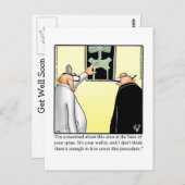 Funny Get Good Humor Briefkaart (Voorkant / Achterkant)