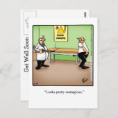 Funny Get Good Humor Briefkaart (Voorkant / Achterkant)