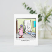 Funny Get Good Humor Briefkaart (Staand voorkant)