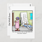 Funny Get Good Humor Briefkaart (Voorkant / Achterkant)