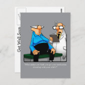 Funny Get Good Humor Briefkaart (Voorkant / Achterkant)