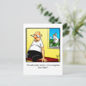 Funny Get Good Humor Briefkaart (Staand voorkant)