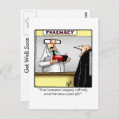 Funny Get Good Humor Briefkaart (Voorkant / Achterkant)