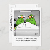 Funny Get Good Humor Briefkaart (Voorkant / Achterkant)