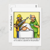 Funny Get Good Humor Briefkaart (Voorkant / Achterkant)