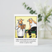 Funny Get Good Humor Briefkaart (Staand voorkant)