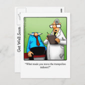 Funny Get Good Humor Briefkaart (Voorkant / Achterkant)