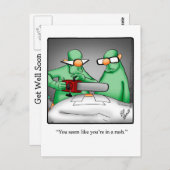 Funny Get Good Humor Briefkaart (Voorkant / Achterkant)