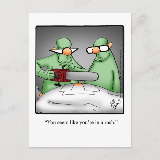 Funny Get Good Humor Briefkaart (Voorkant)