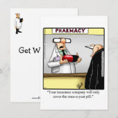 Funny Get Good Humor Wenskaart (Voorkant / Achterkant)