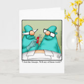 Funny Get Good Humor Wenskaart Kaart (Gele Bloem)