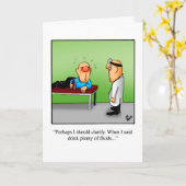 Funny Get Good Humor Wenskaart Kaart (Gele Bloem)