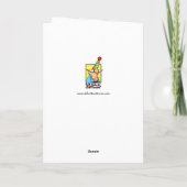 Funny Get Good Humor Wenskaart Kaart (Achterkant)
