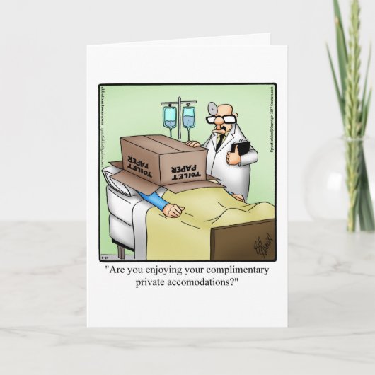 Funny Get Good Humor Wenskaart Kaart (Voorkant)