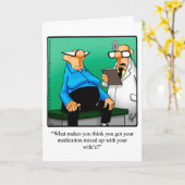 Funny Get Good Humor Wenskaart Kaart (Gele Bloem)