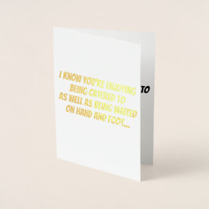 Funny Get Good Soon Card Folie Kaarten