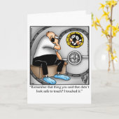 Funny Get Good Wenskaart Kaart (Gele Bloem)