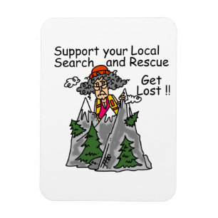 Funny Get Lost Magneet