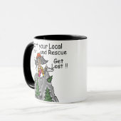 Funny Get Lost Mok (Voorkant links)