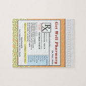 Funny get Snel Prescription Medicine Legpuzzel (Horizontaal)