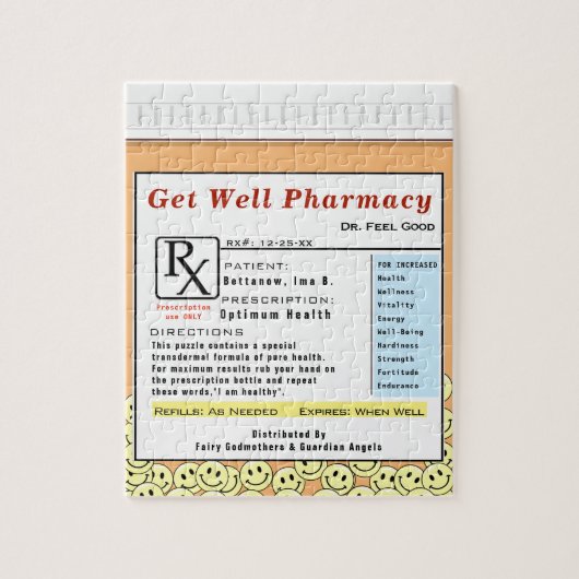 Funny get Snel Prescription Medicine Legpuzzel (Verticaal)