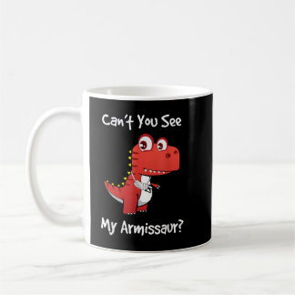 Funny Get Well Broken Arm Gift Dinosaur met Cas Koffiemok