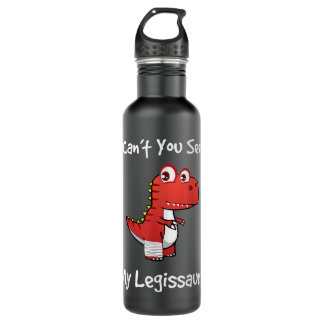 Funny Get Well Broken Leg Gift Dinosaur with a Cas Waterfles