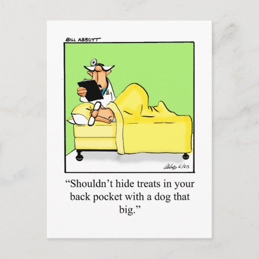 Funny Get Well Carte postale (Devant)