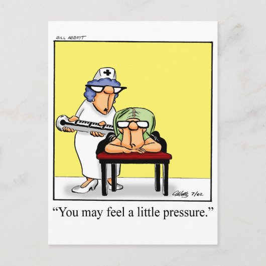 Funny Get Well Carte postale (Devant)