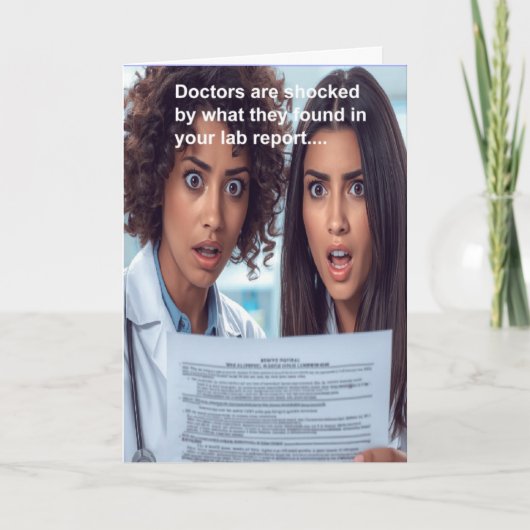 funny get well wish kaart (Voorkant)