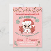 Funny Getting Lit Santa Kerstfeest Kaart (Voorkant)