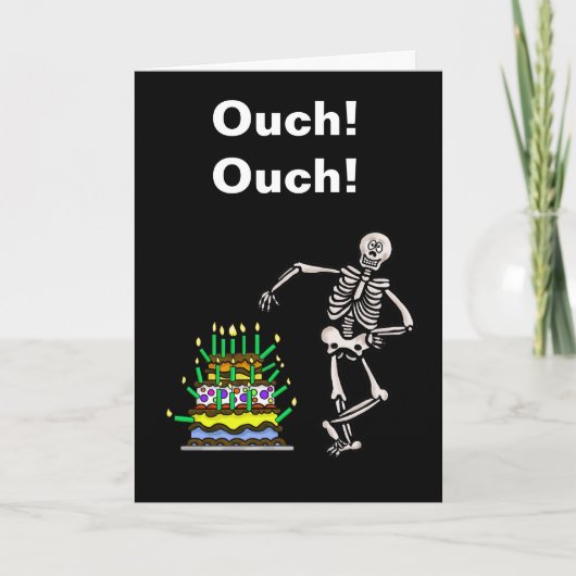 Funny Getting Old Birthday Card Kaart (Voorkant)